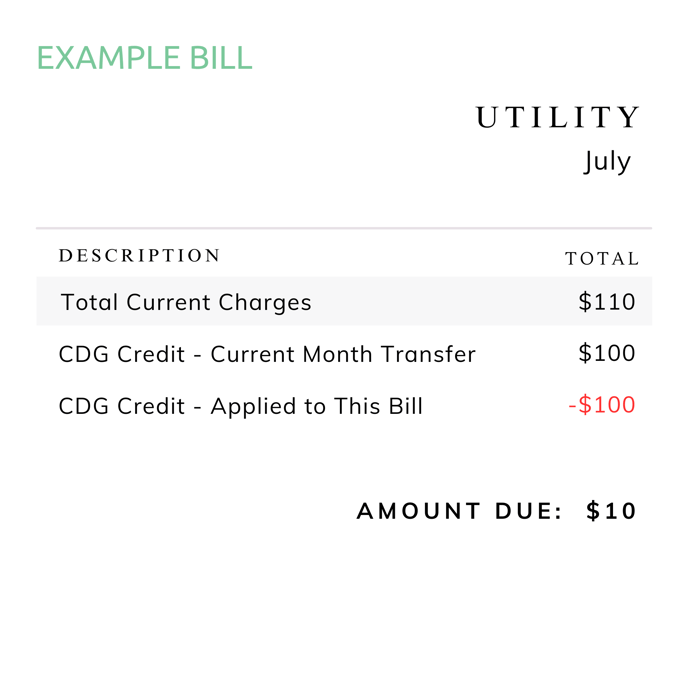 Utility Bill